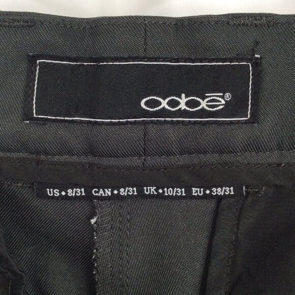 OOBE Women's Gray 4 Pocket Office Work Pant Size 8/31 Straight Leg - Picture 8 of 8
